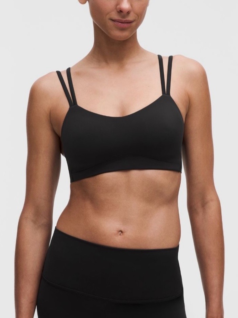 lululemon athletica Double-Strap Sports Bralette - Black